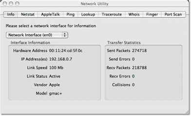 MacNetworkUtility